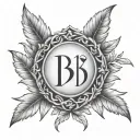 13 in Roman numerals surrounded by laurel wreath  tattoo design idea