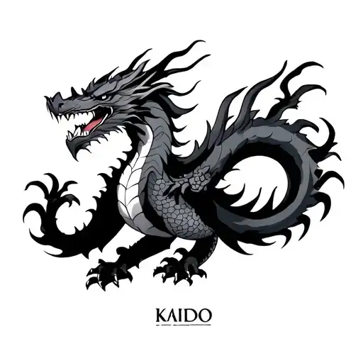 Kaido Dragon tattoo design idea