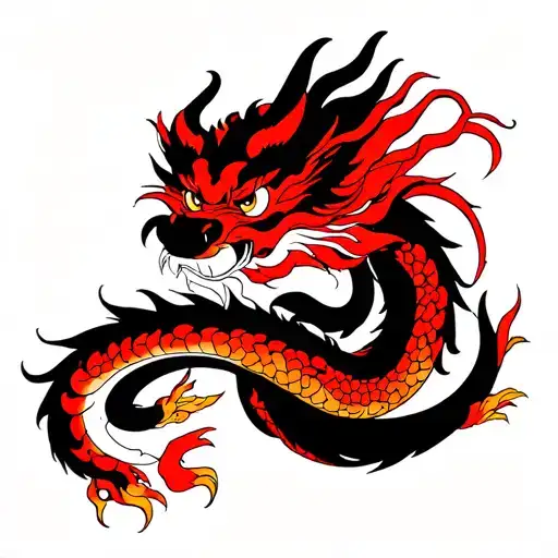 Mushu and Cri-Kee inside a yang yang tattoo design idea