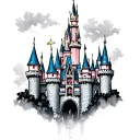 Disney Castle tattoo design idea