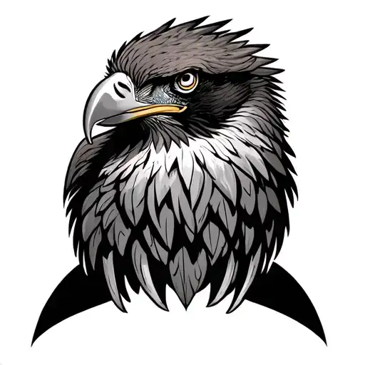 Wedge Tailed Eagle tattoo design idea