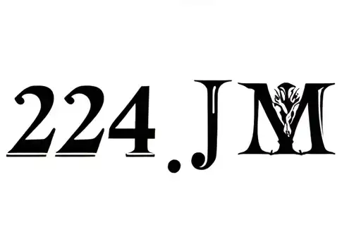 "224 J M" tattoo design idea