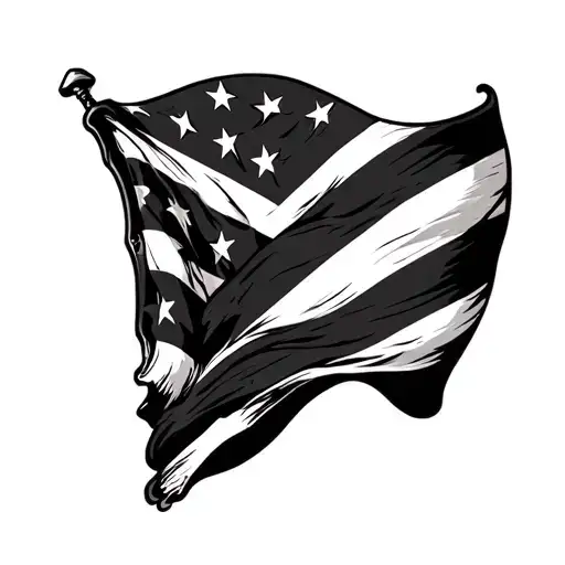 Rebel Flag tattoo design idea