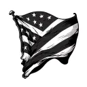 Rebel Flag tattoo design idea