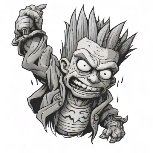 Bart tattoo design idea