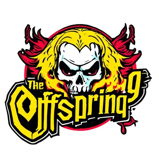 the Offspring band logo tattoo design idea