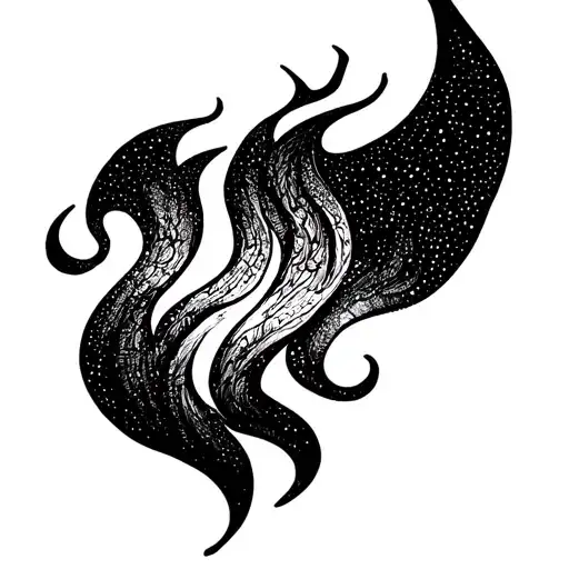flame symbolizing warmth tattoo design idea