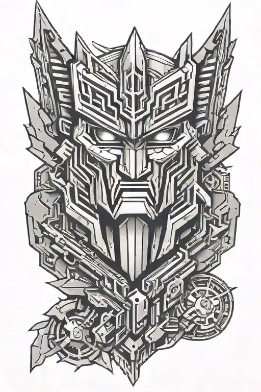 decepticon logo autobots logo tattoo design idea