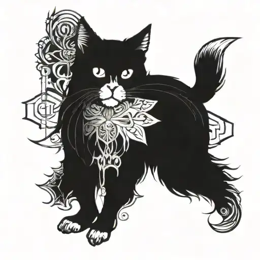 salem with trials tattoo design idea