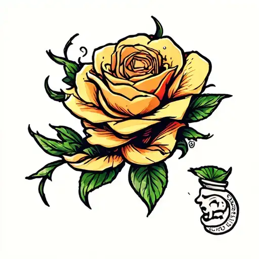 Nipple tattoo design idea