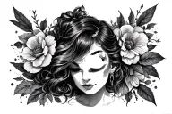 • • • • – • • • • • • – • – – • • – – • • • • • • Izzy Jean" tattoo design idea