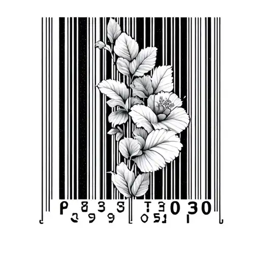 barcode which means Spring and Autumn tattoo design idea
