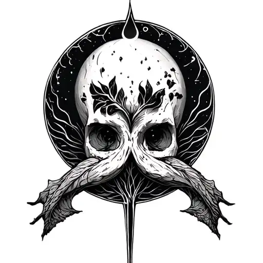 what we do in life echoes for eternity sign tattoo design idea