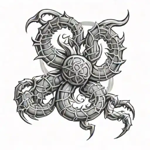 Scorpio Taurus tattoo design idea