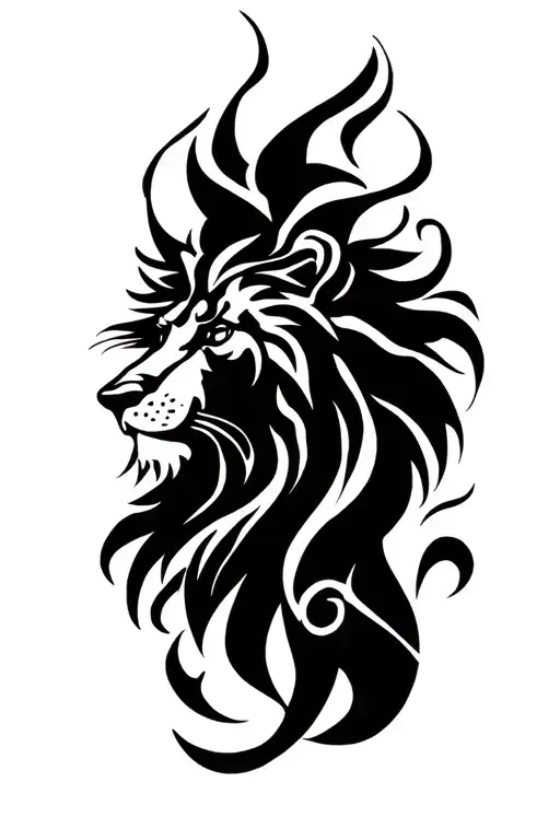Lion of Judah tattoo design idea