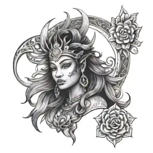 Yemaya tattoo design idea
