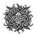 Celtic Vine tattoo design idea