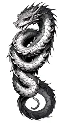 Jörmungandr tattoo design idea