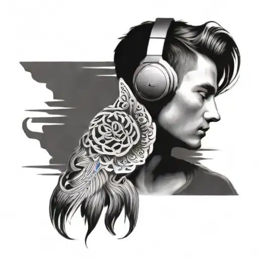 Silence, Listening watching tattoo design idea