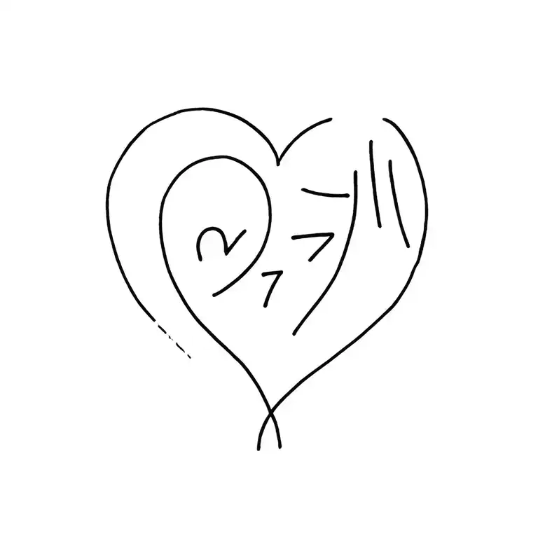 date 7/1 my daughter and myself having the same birth day and month. I'd like a tattoo idea to illustrate our link .  tattoo design idea