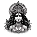 Laxmi tattoo design idea