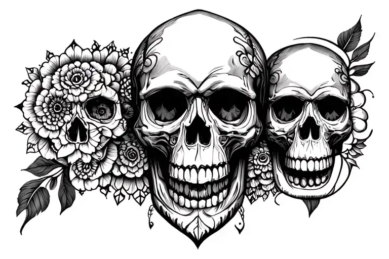 skull mandala tattoo for forearm tattoo design idea