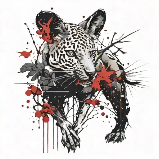 Australian animals combine with Colombian animals tattoo design idea