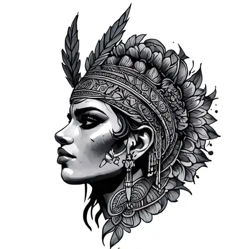 Chichimeca tattoo design idea