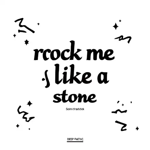 "rock me like a stone" dwarf, mining, caves, deep rock galactic, space tattoo design idea