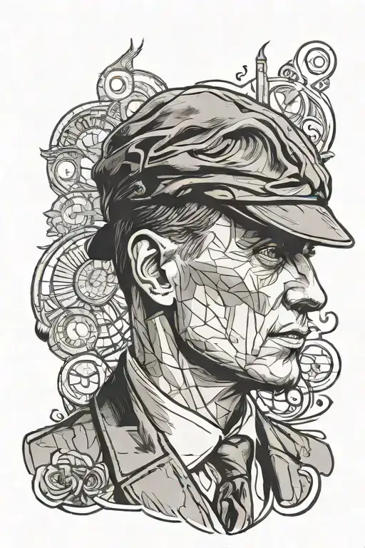 Thomas Shelby tattoo design idea