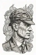 Thomas Shelby tattoo design idea