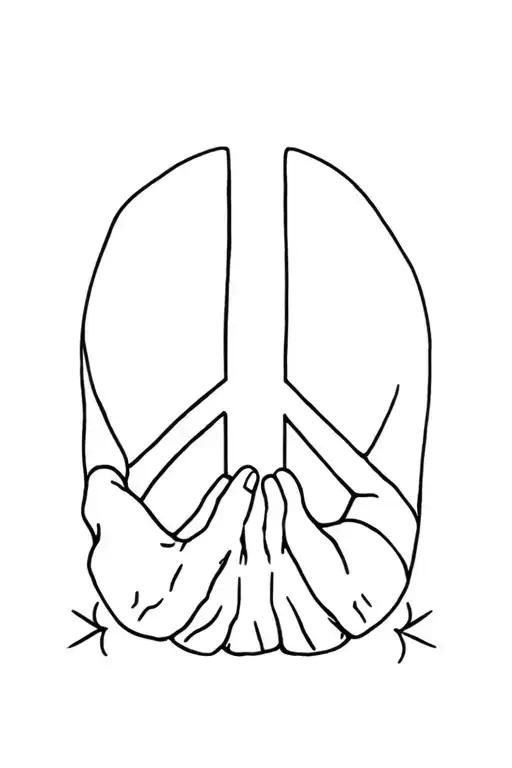 peace and hard work tattoo design tattoo design idea