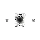 "ႱႠႵႠႰႧႥႤႪႭ" qr code forming tattoo design idea