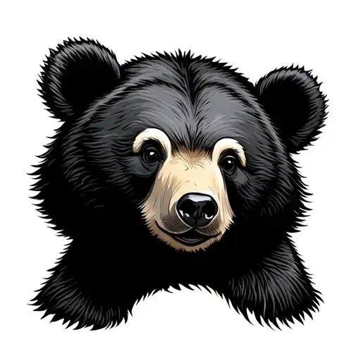 Mama Bear Baby Bear tattoo design idea