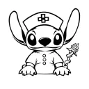lilo stitch nurse tattoo for men tattoo design idea