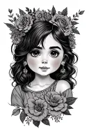 Aunt And Niece tattoo design idea