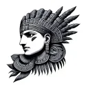 Sumerian tattoo design idea