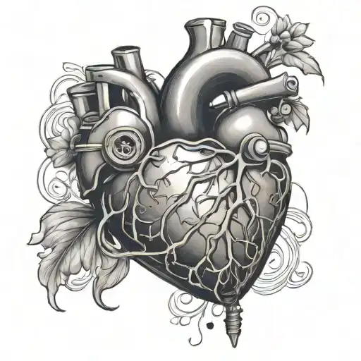 Heart Surgery tattoo design idea