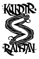 Kurdistan text tattoo design idea