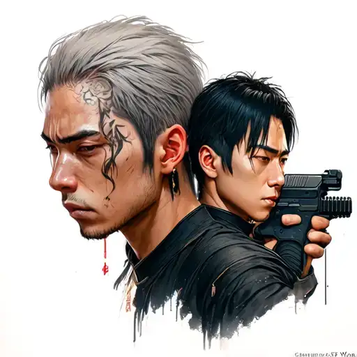 Gojo, Kirito and Sung Jin Woo tattoo design idea