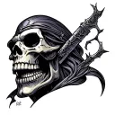 skeletor tattoo design idea