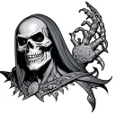 skeletor tattoo design idea