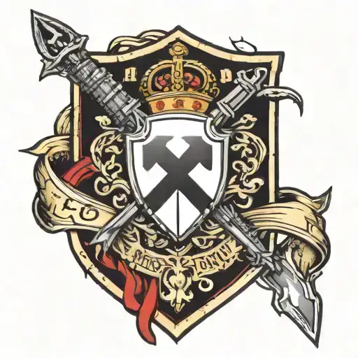 knights Templar tattoo design idea