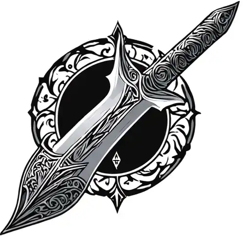 Imam Ali Sword tattoo design idea