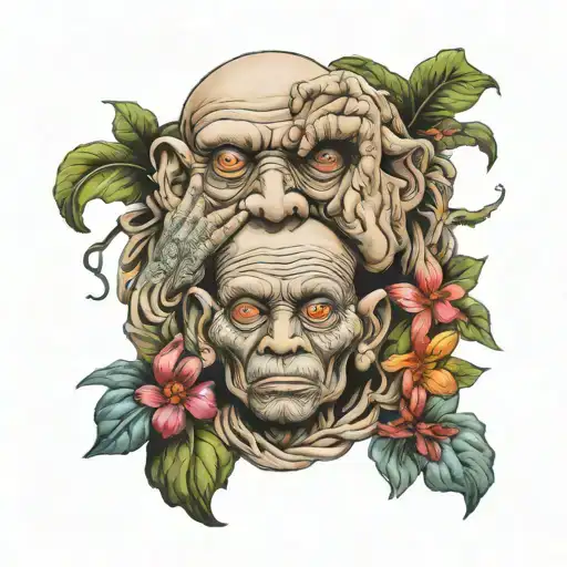 see no evil speak no evil hear no evil tattoo design idea