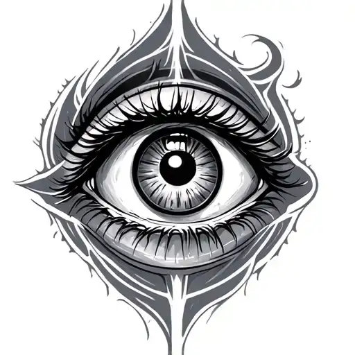 classical eye of sauron lotr on knee tattoo tattoo design idea
