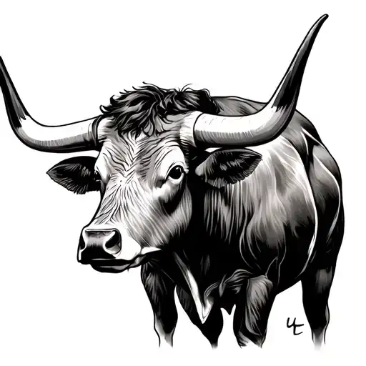 ut Longhorn tattoo design idea