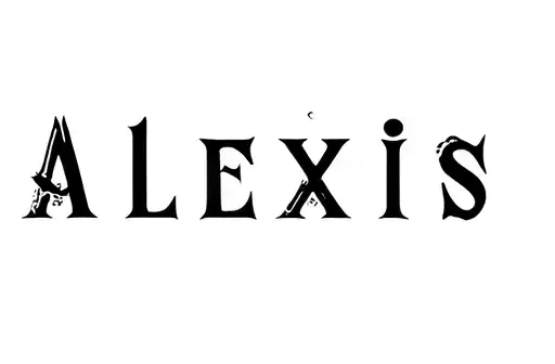 "Alexis" tattoo design idea