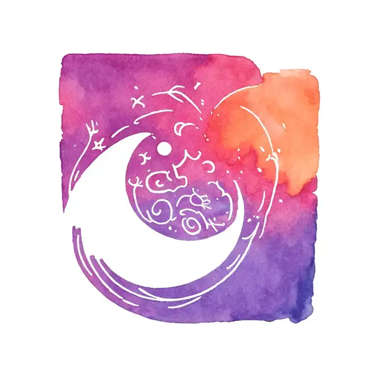 sleep token band logo tattoo design idea