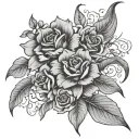 flowers symbolizing tattoo design idea